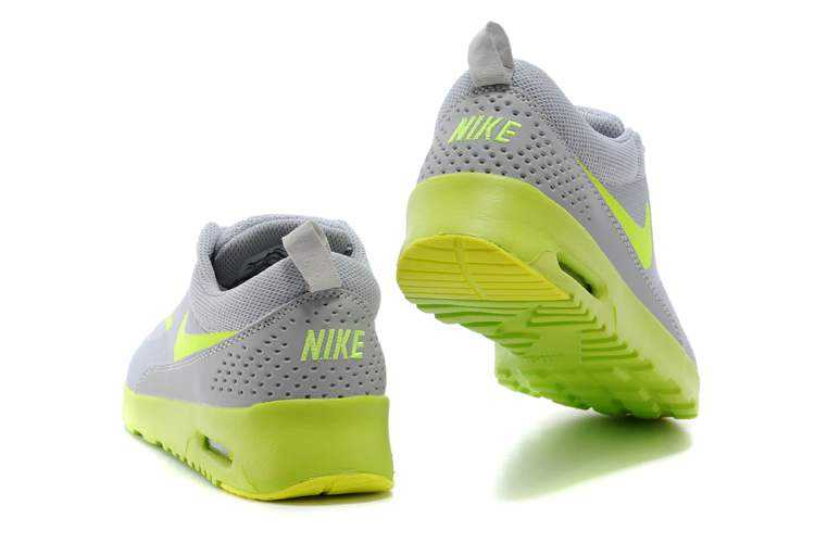 nike air max thea premium cuir pas cher basket jaune gris magasins en ligne